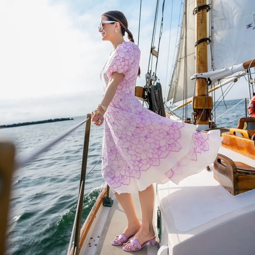MAC DUGGAL
Puff-Sleeve V-Neck A-Line Knee-Length Dress Anthropologie - Picture 17 of 17
